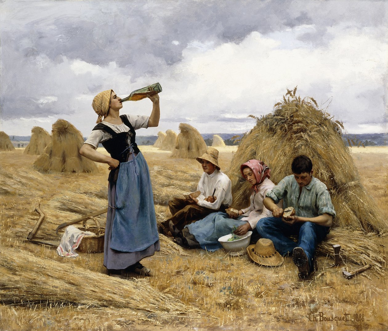Le Déjeuner des Moissonneurs - Charles Bousquet