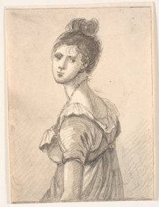 Portrait de femme en demi-figure