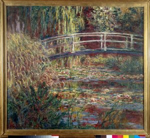 Le bassin aux nymphéas, harmonie rose