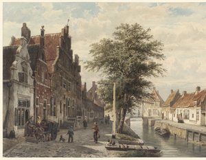 Vue du canal à Hasselt