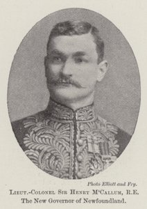 Lieutenant-colonel Sir Henry MCallum, RE, nouveau gouverneur de Terre-Neuve