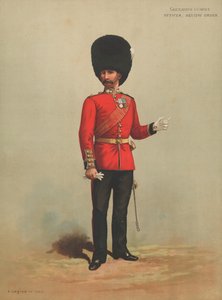 Gardes Grenadiers, Officier, Tenue de Revue