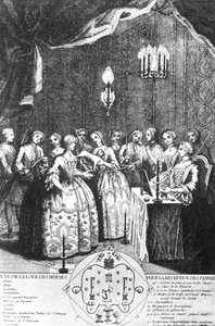 Réception des Dames à la Loge des Mopses