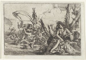 Eau Naiade avec cruche et tritons Les quatre éléments (titre de la série)