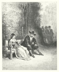 Les Fables de La Fontaine : La Jeune Fille (gravure)