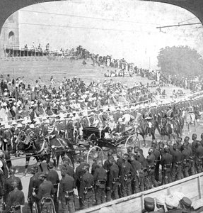 Procession des maharajas, Delhi, Inde, 1912
