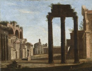Campo Vaccino à Rome, vers 1650