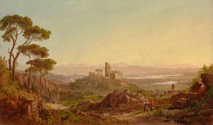 Ruines à Narni, Italie 1875
