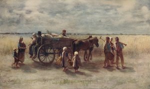 Récolte de pommes de terre, 1844, vers 1915 - Jozef Israëls