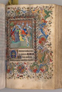Heures de Charles le Noble, roi de Navarre 1361-1425 : fol. 144r, Trahison du Christ, vers 1405