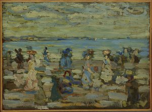 Scène de plage