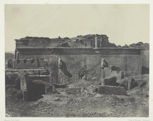 Façade postérieure, Grand Temple de Dendérah (Teutyres), Haute Égypte