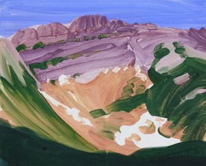 Loèche-les-Bains 17, 2012 (acrylique sur toile)
