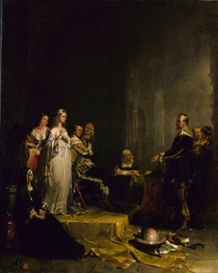 Colomb devant la reine