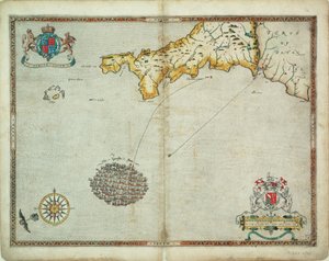 Les flottes espagnole et anglaise près de Plymouth les 30 - 31 juillet