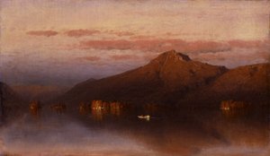 Le mont Whiteface depuis Lake Placid
