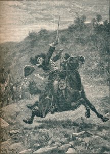 Dernière charge de Viscount Dundee à la bataille de Killiecrankie, Écosse, 1689, 1905