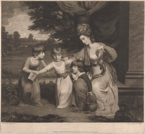 Lady Rushout et ses enfants