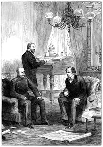 Benjamin Disraeli rencontrant Otto von Bismarck, Berlin