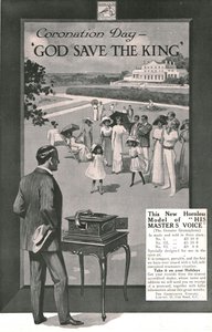 Publicité La Voix de son Maître, 1911