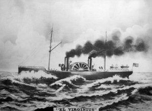 Le cuirassé Virginius, 1873, années 1920