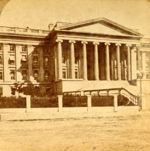 Département du Trésor, Washington, D.C., vers 1880