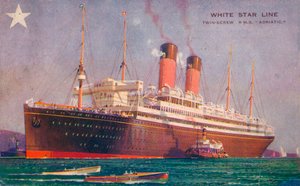 RMS Adriatic à double hélice de la White Star Line, vers 1907