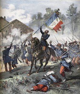 Le colonel de Malleville mort à la bataille de Solférino le 24 juin 1859.