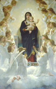 La Reine des anges ou La Vierge aux anges - William Adolphe Bouguereau