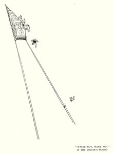 Illustration pour Railway Ribaldry par W Heath Robinson