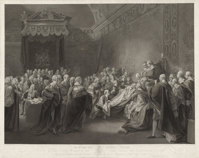 Mort du comte de Chatham - Francesco Bartolozzi