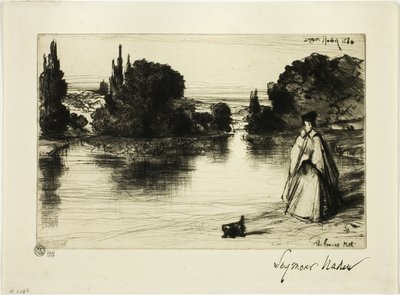 Le chemin de halage - Francis Seymour Haden