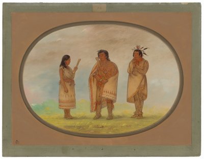 Trois Indiens Potowotomie - George Catlin