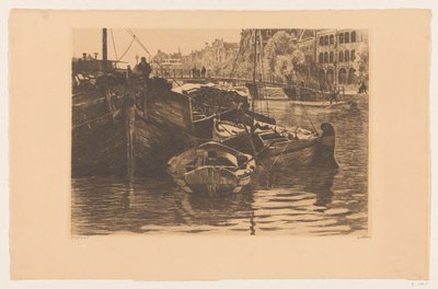 Bateaux de tourbe dans l
